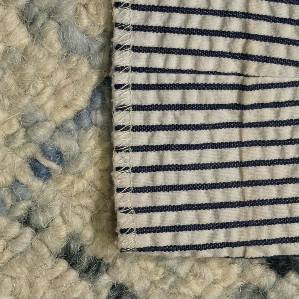 J Crew City Fit Seersucker Striped Flare Pants, Size 6 - Picture 10 of 16